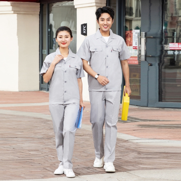 透气易干工作服套装
